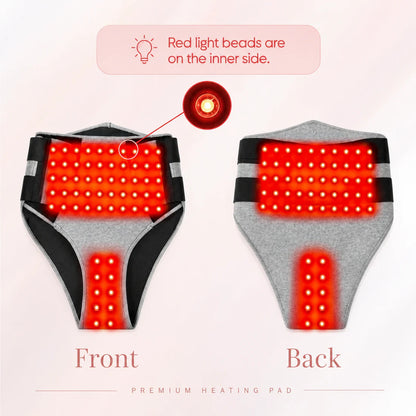 Period Cramp Relief Massager with Heating Pad for Back Pain