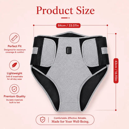 Period Cramp Relief Massager with Heating Pad for Back Pain